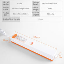 Load image into Gallery viewer, WOMSI Food Vacuum Sealer Packaging Machine With 15pcs Bags Free Vacuum Food Sealing Machine Vacuum Sealer Packer