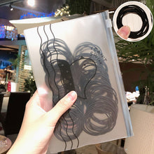 Load image into Gallery viewer, 50/100pcs/Set Girls Colorful Nylon Small Elastic Hair Bands Children Ponytail Holder Scrunchie Headband Kids Hair Accessories