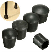 Load image into Gallery viewer, 4 Pcs PE Plastic Round Chair Leg Caps Covers Rubber Feet Protector Pad Furniture Table Covers 16mm/19mm/25mm/30mm