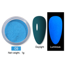 Load image into Gallery viewer, 1Box Sugar Nail Powder Glitter Nail Dust Powder Laser Gradient Nail Pigment Coloful Glitter Nail Art Decoration Accessories