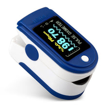 Load image into Gallery viewer, Finger Pulse Fingertip Oled Oximeter SPO2 PR PI RR Blood Oxygen Respiratory Rate Oximetro De Pulsioximetro Dedo with case