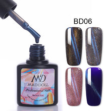 Load image into Gallery viewer, MAD DOLL 8ml 60 Colors Gel Nail Polish Nail Color Nail Gel varnish Soak Off UV Gel Varnish Base Coat No Wipe Top Coat