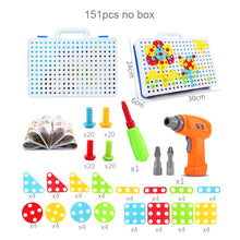 Load image into Gallery viewer, Boy Toys Electric Drill Toys Simulation Tool Toy Assembled Match DIY Model Kit Educational Building Toys Sets Screwing Toys