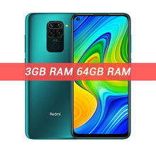 Load image into Gallery viewer, Global Version Xiaomi Redmi Note 9 3GB 64GB / 4GB 128GB Smartphone Helio G85 Octa Core 48MP Quad Rear Camera 6.53" 5020mAh