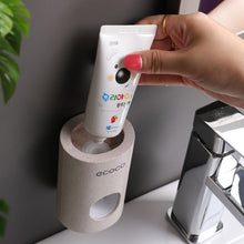 Load image into Gallery viewer, Automatic Toothpaste Dispenser Dust-proof Toothbrush Holder Wall Mount Stand Bathroom Accessories Set Toothpaste Squeezers Tooth