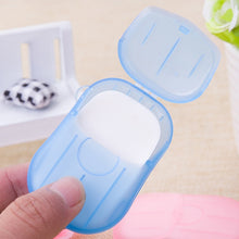 Load image into Gallery viewer, 1/2/3/4/5 Boxes Disinfecting Paper Soaps Washing Hand Mini Disposable Scented Slice Sheets Foaming Soap Case Paper (1Box=20pcs)