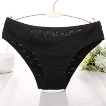 Load image into Gallery viewer, FINETOO Cotton Women's Panties Sexy Lace Underwear Solid Color Briefs For Women M-XL Sexy Underpants Comfortable Female Lingerie