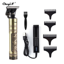 Load image into Gallery viewer, Electric Hair Clipper Rechargeable Beard Trimmer for Men Kids Barber Hair Cutting Machine Razor Cordless 0mm T-blade Cutter 45