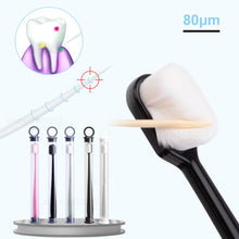 Load image into Gallery viewer, 2/3pcs Ultra-fine Toothbrushes Wave Nano Million Bristles Micro Soft Tooth Brush With Holder Portable Oral Care Eco Product Kit