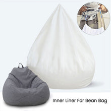 Load image into Gallery viewer, Waterproof Lazy BeanBag Sofas cover Inner Lining (Filling not included )Suitable For Bean Bag Cover Stuffed Animal Toy