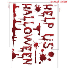 Load image into Gallery viewer, Halloween Stickers Wall Window Refrigerator Halloween Decoration Party Supplies Horror Scary Halloween Props Accessories