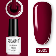Load image into Gallery viewer, ROSALIND Gel Polish Set UV Vernis Semi Permanent Primer Top Coat 7ML Poly Varnish Gel Nail Art Manicure Gel Lak Polishes Nails