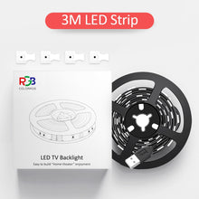 Load image into Gallery viewer, ColorRGB, TV Backlight , USB Powered LED strip light ,RGB5050 For 24 Inch-60 Inch TV,Mirror,PC, APP Control Bias
