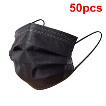 Load image into Gallery viewer, 24h Fast Shipping Hot Sale 3-layer Mask 100 Pcs Face Mouth Masks Non Woven Mascarillas Disposable Anti-Dust Masks Earloops Masks