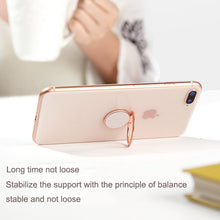 Load image into Gallery viewer, Extremely Thin Luxury Metal Mobile Phone Socket Holder Universal Telephone Magnetic Car Bracket Stand Accessories Finger Ring