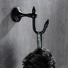 Load image into Gallery viewer, Bathroom Accessories Corner Shelf,Towel Rack,Paper holder,Towel Bar,Toilet Brush Holder Towel Rail Brass Black bathroom Hardware