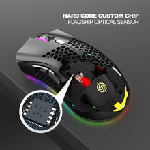Load image into Gallery viewer, ALLOYSEED BM600 2.4GHz Wireless Mouse 2400DPI Adjustable RGB Backlit Honeycomb USB Optical Gaming Mouse Gamer Mice For Laptop PC
