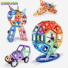 Load image into Gallery viewer, 30-252pcs DIY Magnetic Constructor Triangle Square Big Bricks Magnetic Building Blocks Designer Set Magnet Toys For Children