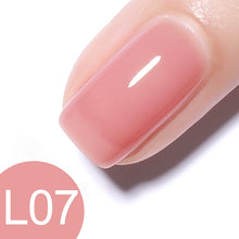 Load image into Gallery viewer, GDCOCO New Arrival Jelly Gel Nude Color Nail Gel Polish Glitter Color Transparent Clear Nail Varnish Soak off UV LED Gel Varnish