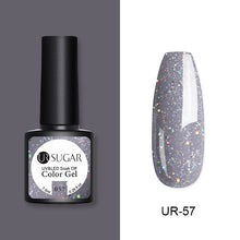 Load image into Gallery viewer, UR SUGAR 7.5ml Matte Nail Gel Polish Purple Series Hybrid Varnish Nail Art Semi Permanent UV Gel Varnish Soak Off Matte Top Coat