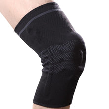 Load image into Gallery viewer, Veidoorn 1 pcs Knee Patella Protector Brace Silicone Spring Knee Pad Basketball Running Compression Knee support Sleeve