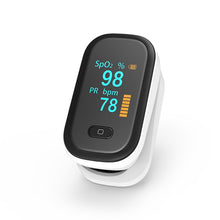 Load image into Gallery viewer, OLED finger oximeter blood oxygen spo2 pulse oximeter PR fingertip Portable oximeters Saturation Meter heart rate monitor