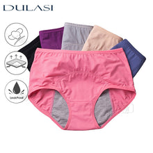 Load image into Gallery viewer, 3pcs/Set Menstrual Panties Women Sexy Pants Leak Proof Incontinence Underwear Period Proof Briefs High Waist Warm Female