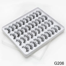 Load image into Gallery viewer, 8/20 Pairs 3D Mink Lashes Natural False Eyelashes Dramatic Volume Fake Lashes Makeup Eyelash Extension Silk Handmade Eyelashes