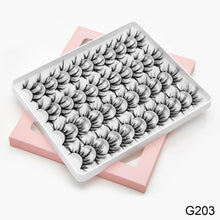 Load image into Gallery viewer, 8/20 Pairs 3D Mink Lashes Natural False Eyelashes Dramatic Volume Fake Lashes Makeup Eyelash Extension Silk Handmade Eyelashes