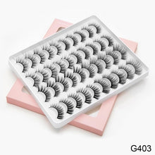 Load image into Gallery viewer, 8/20 Pairs 3D Mink Lashes Natural False Eyelashes Dramatic Volume Fake Lashes Makeup Eyelash Extension Silk Handmade Eyelashes