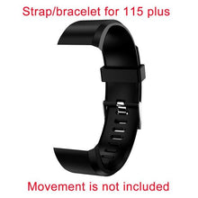 Load image into Gallery viewer, 115 Plus Bluetooth Smart Watch Heart Rate Monitor Smart Watch Fitness Tracker Bracelet Waterproof Smart Wristband
