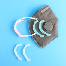 Load image into Gallery viewer, 1Pair Soft Silicone Gel Ear Protector for Fack Mask Protection Ear Cuffs Reusable Ear Hook Protection For KN95 N95 Dust Masks