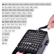 Load image into Gallery viewer, KALAIDUN 112 in 1 Screwdriver Set Magnetic Screwdriver Bit Torx Multi Mobile Phone Repair Tools Kit Electronic Device Hand Tool