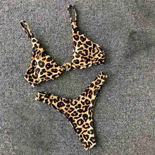 Load image into Gallery viewer, Hot Sale Women Push-up Bandage Bikini Solid Color Swimsuit Low Waist Triangle Swimwear Sexy Bathing Suit Maillot De Bain Femme