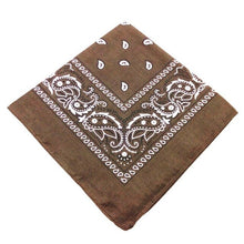 Load image into Gallery viewer, 1DayShip Men Women Cotton Bandana Hairband Cowboy Mens Biker Sports Headwear Wrist Hairwrap Double Sided Head Wrap Scarf Paisley