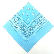 Load image into Gallery viewer, 1DayShip Men Women Cotton Bandana Hairband Cowboy Mens Biker Sports Headwear Wrist Hairwrap Double Sided Head Wrap Scarf Paisley