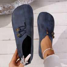 Load image into Gallery viewer, Ins Square Toe Slip-on Sandals Summer Fashion Soft Flat Shoes For Women
