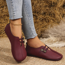 Load image into Gallery viewer, Ins Square Toe Slip-on Sandals Summer Fashion Soft Flat Shoes For Women
