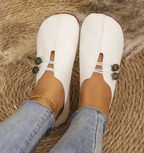 Load image into Gallery viewer, Ins Square Toe Slip-on Sandals Summer Fashion Soft Flat Shoes For Women
