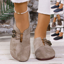 Load image into Gallery viewer, Ins Square Toe Slip-on Sandals Summer Fashion Soft Flat Shoes For Women
