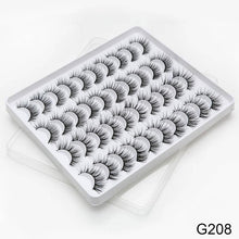 Load image into Gallery viewer, 8/20 Pairs 3D Mink Lashes Natural False Eyelashes Dramatic Volume Fake Lashes Makeup Eyelash Extension Silk Handmade Eyelashes

