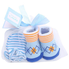 Load image into Gallery viewer, 1 Bag Glove+Socks For Newborns Baby Cute Cartoon Socks For Girls Thin Soft Cotton Boy Child Socks Infants
