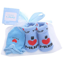 Load image into Gallery viewer, 1 Bag Glove+Socks For Newborns Baby Cute Cartoon Socks For Girls Thin Soft Cotton Boy Child Socks Infants
