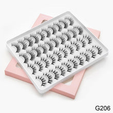 Load image into Gallery viewer, 8/20 Pairs 3D Mink Lashes Natural False Eyelashes Dramatic Volume Fake Lashes Makeup Eyelash Extension Silk Handmade Eyelashes
