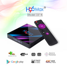 Load image into Gallery viewer, 2020 H96 MAX RK3318 Smart TV Box Android 9 9.0 4GB 32GB 64GB 4K Youtube Media player H96MAX TVBOX Android TV Set top box 2GB16GB
