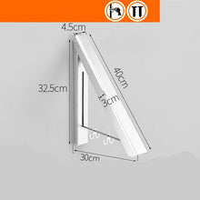 Load image into Gallery viewer, Punch-free Space Aluminum Foldable Invisible Folding Retractable Wall Hanger for Waterproof Hanging Underwear Coat Hanger
