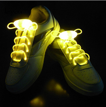 Load image into Gallery viewer, Led Sport Shoe Laces Glow Shoe Strings Round Flash Light Shoelaces
