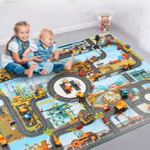 Load image into Gallery viewer, 130*100CM Baby Play Mat Newborn City Farm Mat Kids Rug Portable Waterproof Children Crawling Carpet Infant Educational Floor Mat
