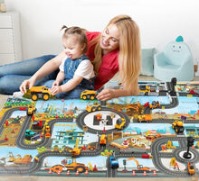 Load image into Gallery viewer, 130*100CM Baby Play Mat Newborn City Farm Mat Kids Rug Portable Waterproof Children Crawling Carpet Infant Educational Floor Mat
