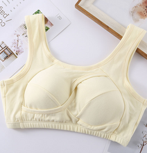 Load image into Gallery viewer, Cotton Anti-expansion Anti-Sag Gathering Adjustment Sports Bra
